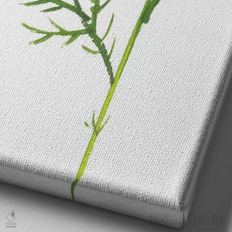 تابلو دکوراتیو ساده زندگی کن اثر ادن پرینتیبلز - نمای نزدیک بافت بوم