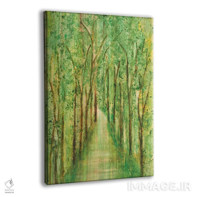 تابلو انتزاعی تنهایی اثر ام. مرکادو - نمای پرسپکتیو محصول