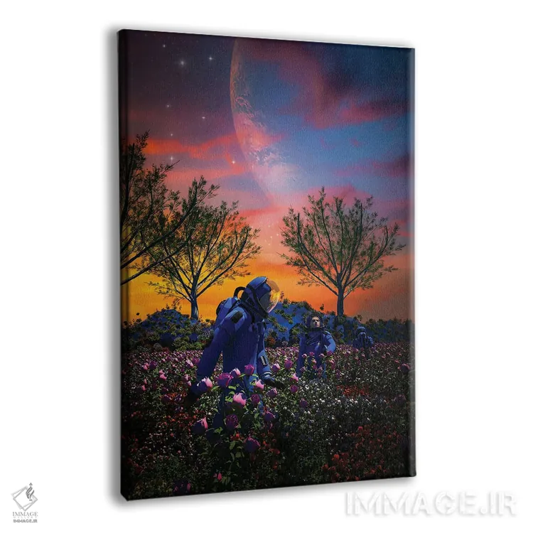 تابلو دکوراتیو روزی زیبا اثر ایوان رودز - نمای پرسپکتیو محصول