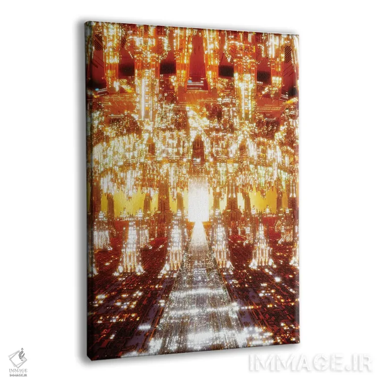 تابلو دکوراتیو امپراتوری کریستالی اثر ایوان رودز - نمای پرسپکتیو محصول
