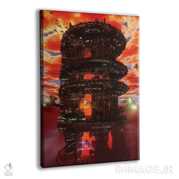 تابلو دکوراتیو سپیده دم روزی نو اثر ایوان رودز - نمای پرسپکتیو محصول