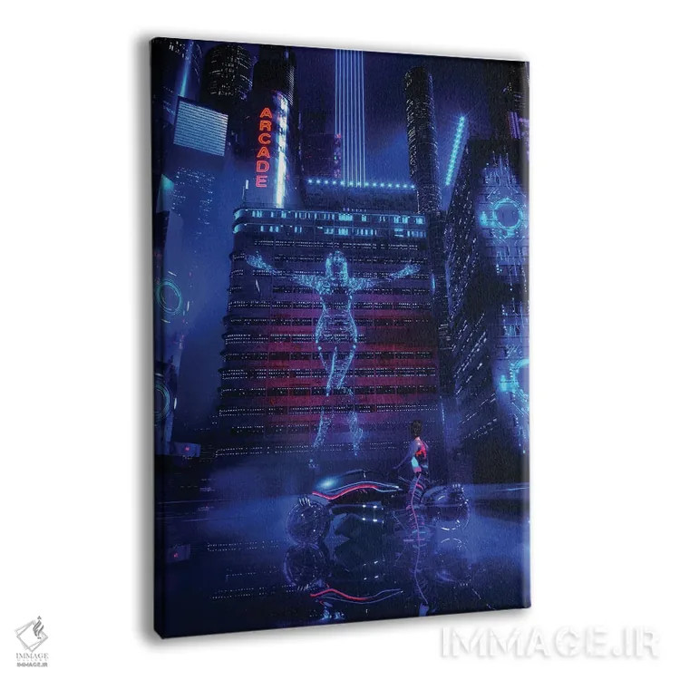 تابلو دکوراتیو ناحیه ۷۱۸ اثر ایوان رودز - نمای پرسپکتیو محصول