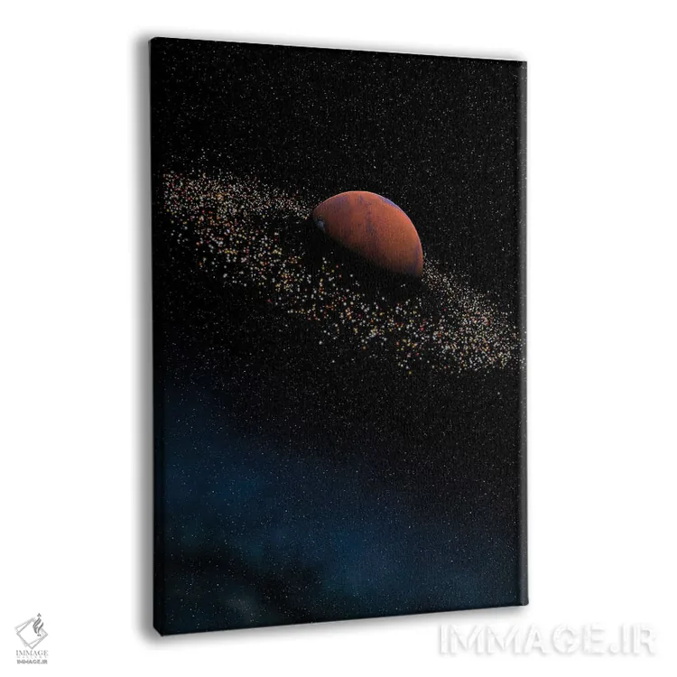 تابلو دکوراتیو مریخ برقی اثر ایوان رودز - نمای پرسپکتیو محصول