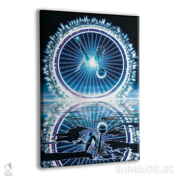 تابلو دکوراتیو بانوی برقی اثر ایوان رودز - نمای پرسپکتیو محصول