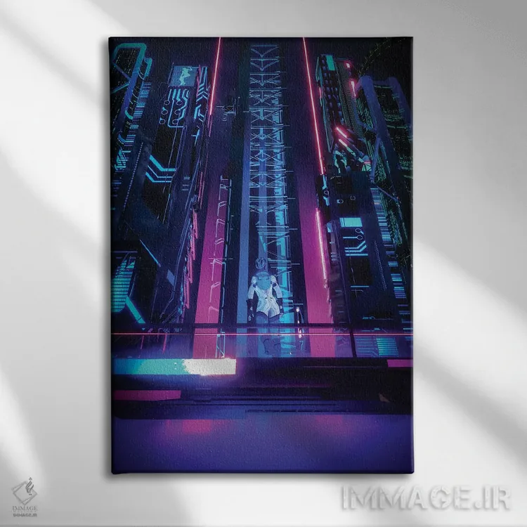 تابلو دکوراتیو ناحیه ۲۱۵ اثر ایوان رودز - نمای روبهرو روی دیوار