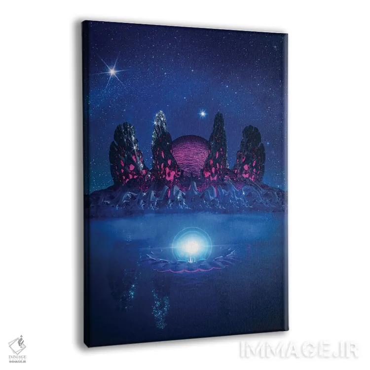 تابلو دکوراتیو بالای پرتگاه اثر ایوان رودز - نمای پرسپکتیو محصول