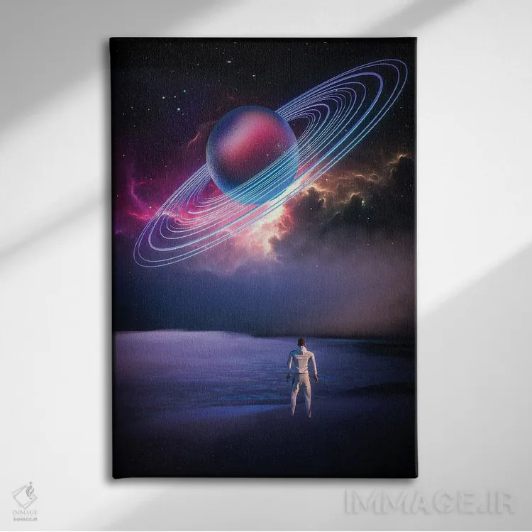 تابلو دکوراتیو تعالی اثر ایوان رودز - نمای روبهرو روی دیوار