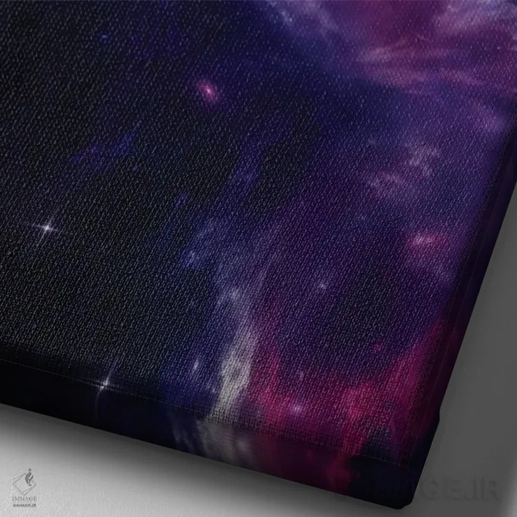 تابلو دکوراتیو با من پرواز کن اثر ایوان رودز - نمای نزدیک بافت بوم