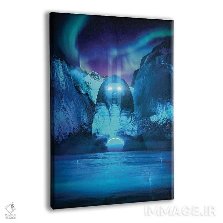 تابلو دکوراتیو شفق شمالی اثر ایوان رودز - نمای پرسپکتیو محصول