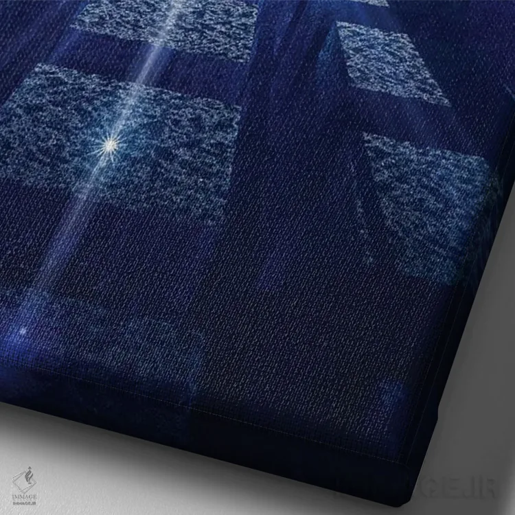 تابلو دکوراتیو بی نهایت اثر ایوان رودز - نمای نزدیک بافت بوم