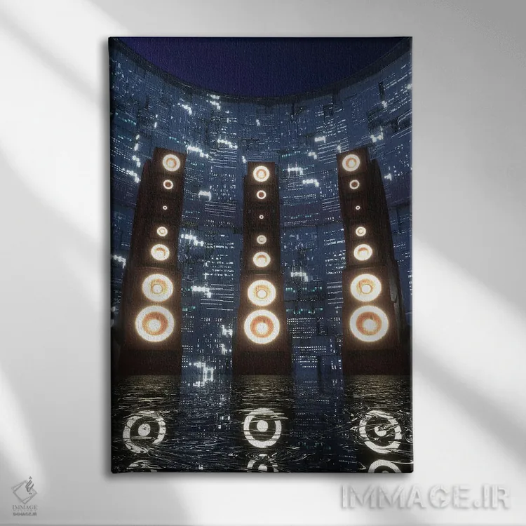 تابلو دکوراتیو هاوس بیس اثر ایوان رودز - نمای روبهرو روی دیوار