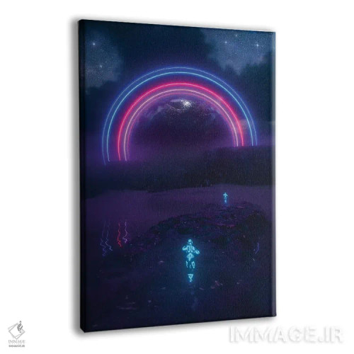 تابلو دکوراتیو کشف های جدید اثر ایوان رودز - نمای پرسپکتیو محصول