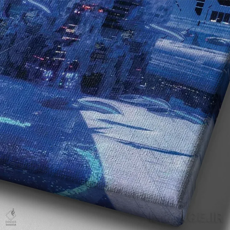 تابلو دکوراتیو ایستگاه المپوس اثر ایوان رودز - نمای نزدیک بافت بوم