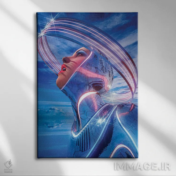 تابلو دکوراتیو آرامش شیرین اثر ایوان رودز - نمای روبهرو روی دیوار