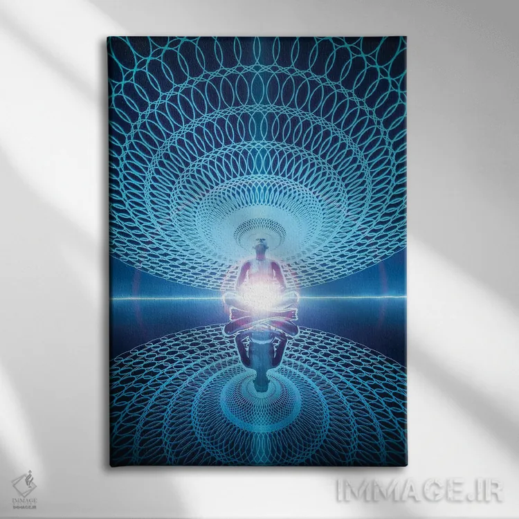 تابلو دکوراتیو آرامش اثر ایوان رودز - نمای روبهرو روی دیوار