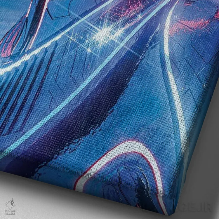 تابلو دکوراتیو آرامش شیرین اثر ایوان رودز - نمای نزدیک بافت بوم