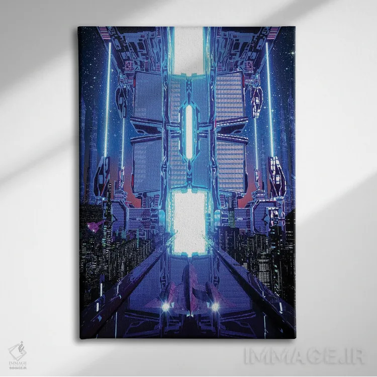 تابلو دکوراتیو ترمینال زد اثر ایوان رودز - نمای روبهرو روی دیوار