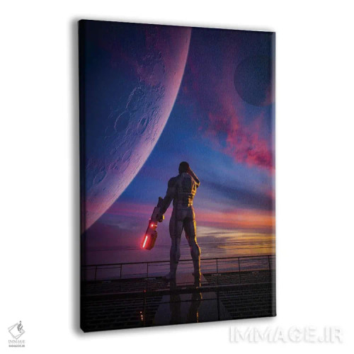 تابلو دکوراتیو اسکله اثر ایوان رودز - نمای پرسپکتیو محصول