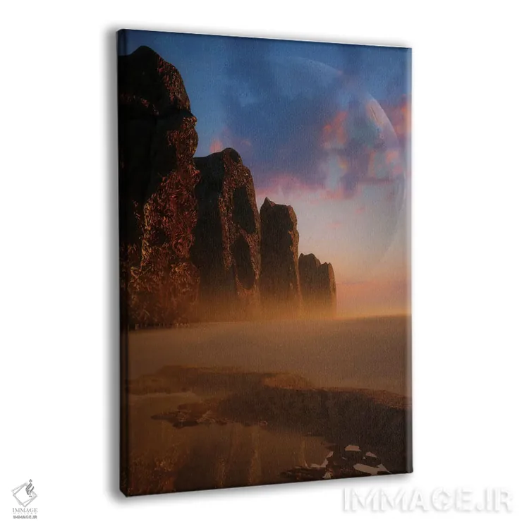 تابلو دکوراتیو افق آرام اثر ایوان رودز - نمای پرسپکتیو محصول