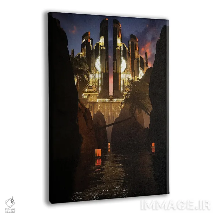 تابلو دکوراتیو تالاب آرام اثر ایوان رودز - نمای پرسپکتیو محصول