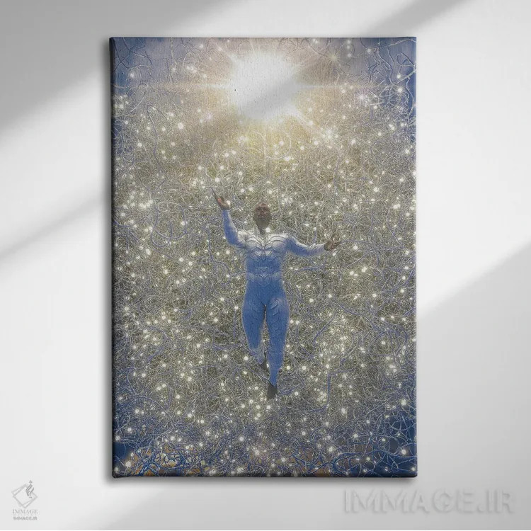 تابلو دکوراتیو آزاد بودن اثر ایوان رودز - نمای روبهرو روی دیوار