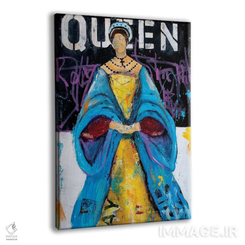 تابلو دکوراتیو ملکه در خانه اثر ارین اشلی - نمای پرسپکتیو محصول