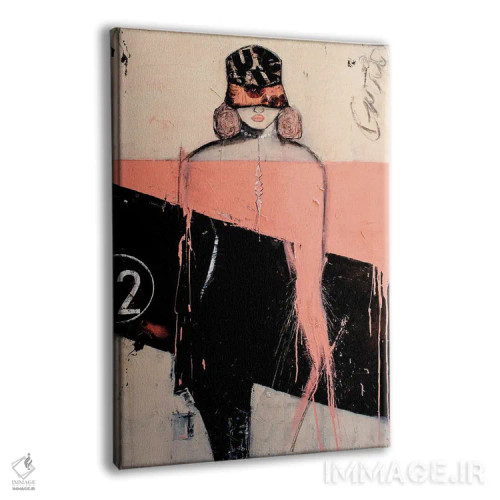 تابلو دکوراتیو دختر حرکت شبانه اثر ارین اشلی - نمای پرسپکتیو محصول