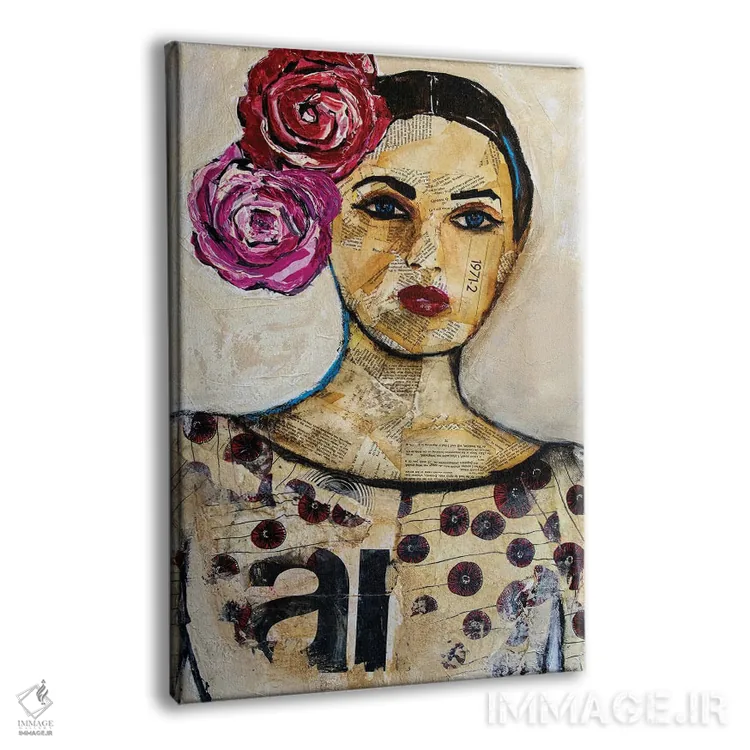 تابلو دکوراتیو تیلر رز اثر ارین اشلی - نمای پرسپکتیو محصول