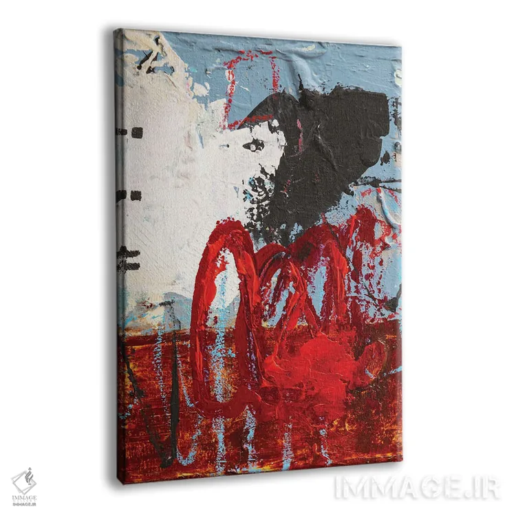 تابلو انتزاعی تابستان جولای اثر ارین اشلی - نمای پرسپکتیو محصول