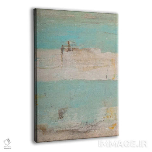 تابلو انتزاعی شکست امواج اثر ارین اشلی - نمای پرسپکتیو محصول