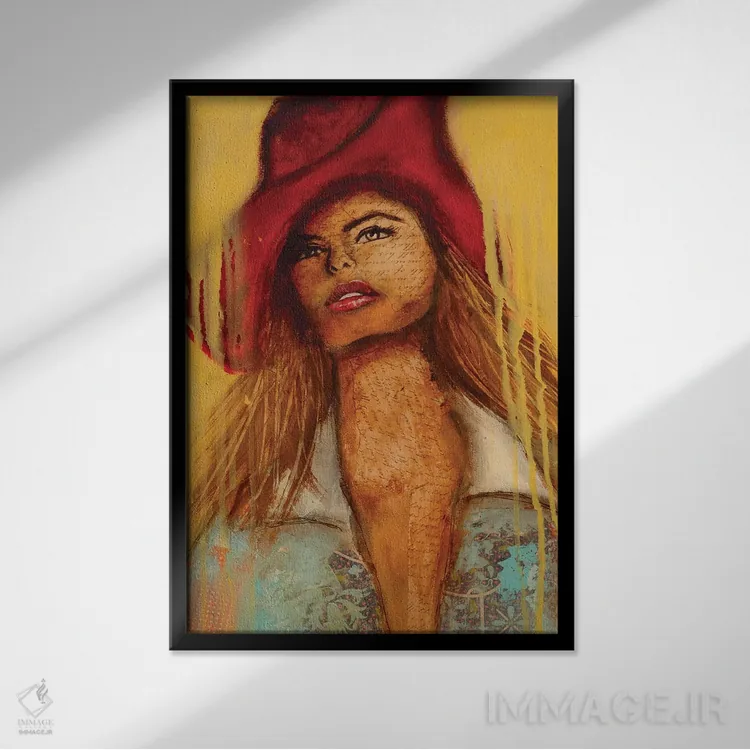 تابلو دکوراتیو رویای کابویی اثر ارین اشلی - نمای قابدار مشکی