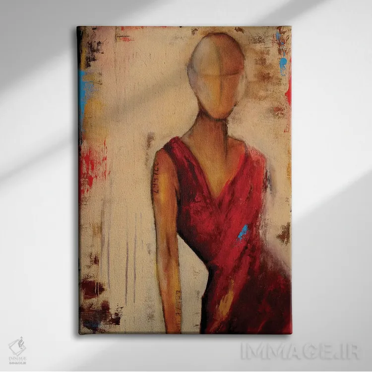 تابلو مدرن دلت برای من تنگ نمی شود اثر ارین اشلی - نمای روبهرو روی دیوار