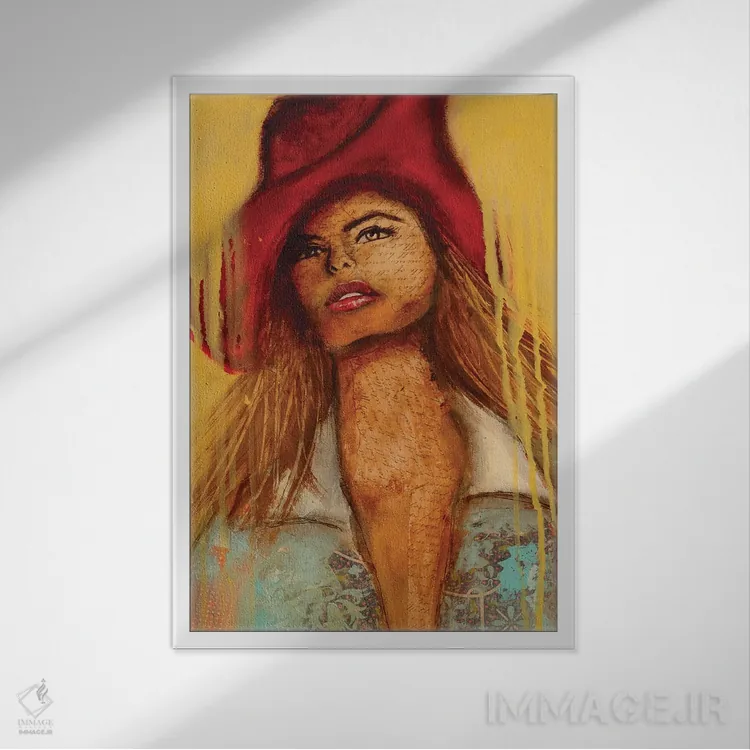 تابلو دکوراتیو رویای کابویی اثر ارین اشلی - نمای قابدار سفید