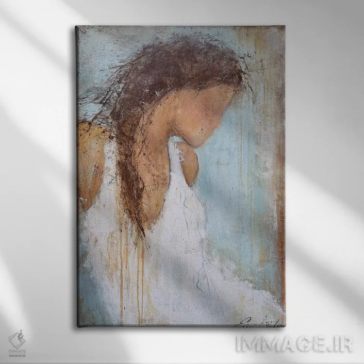 تابلو دکوراتیو عاشقانه های نسیم دریا اثر ارین اشلی - نمای روبهرو روی دیوار