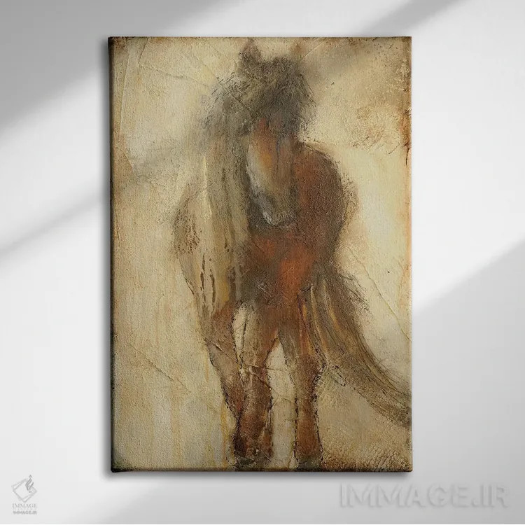 تابلو دکوراتیو زیبایی رازآلود اثر ارین اشلی - نمای روبهرو روی دیوار