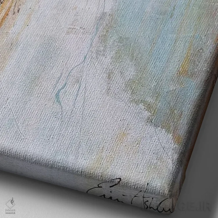 تابلو دکوراتیو عاشقانه های نسیم دریا اثر ارین اشلی - نمای نزدیک بافت بوم