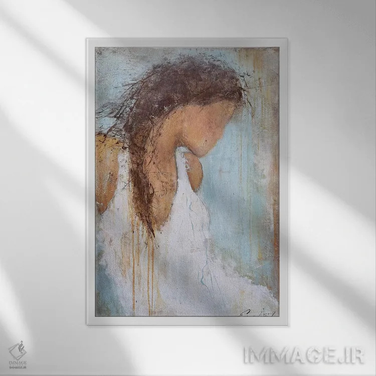 تابلو دکوراتیو عاشقانه های نسیم دریا اثر ارین اشلی - نمای قابدار سفید