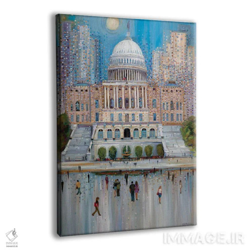 تابلو انتزاعی کنگره واشنگتن دی سی اثر اکاترینا ارمیلکینا - نمای پرسپکتیو محصول
