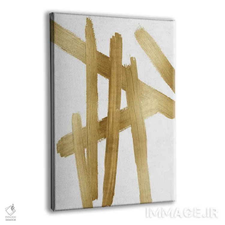 تابلو مینیمال چهارراه های طلایی I اثر الی رابرتز - نمای پرسپکتیو محصول