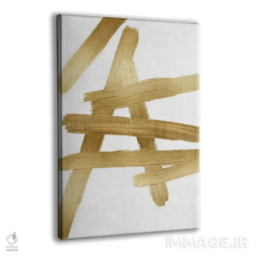 تابلو مینیمال چهارراه های طلایی III اثر الی رابرتز - نمای پرسپکتیو محصول
