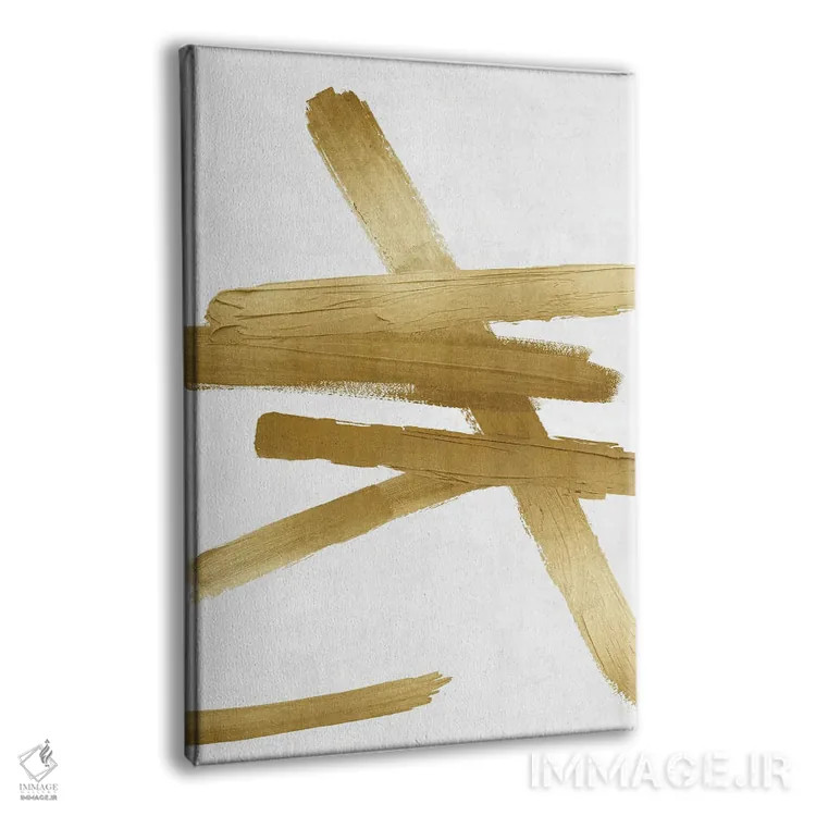 تابلو مینیمال چهارراه های طلایی II اثر الی رابرتز - نمای پرسپکتیو محصول