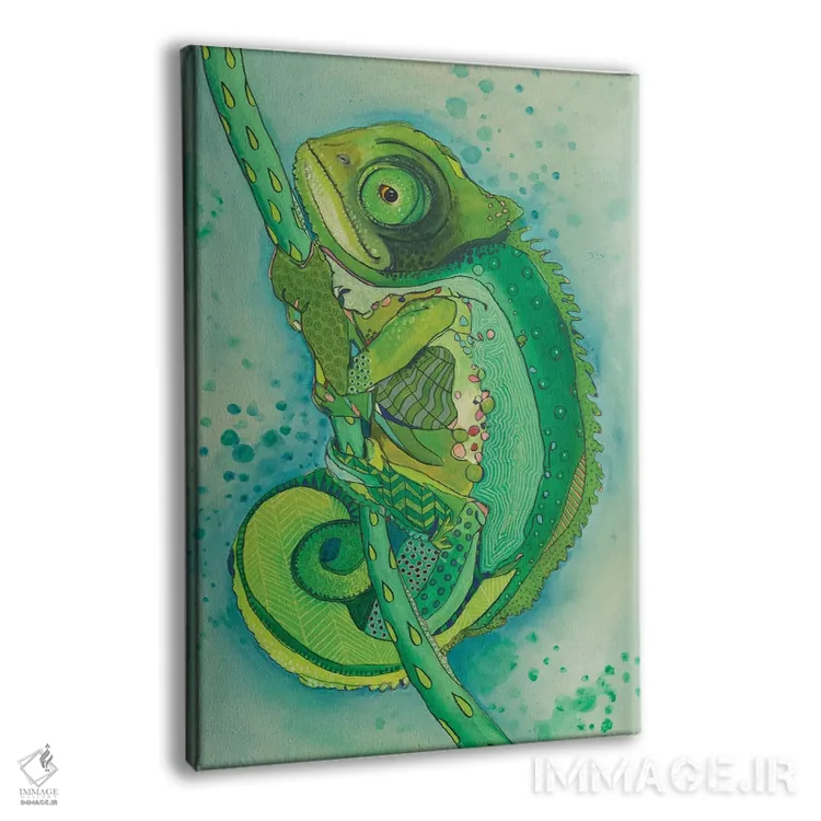 تابلو دکوراتیو جولیان آفتاب پرست اثر امیلی رید - نمای پرسپکتیو محصول