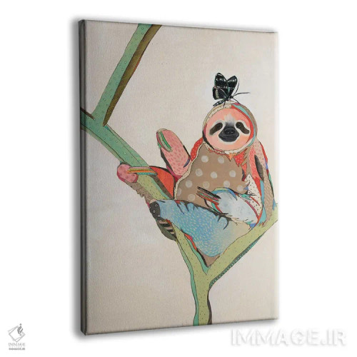 تابلو دکوراتیو کسل و پروانه اثر امیلی رید - نمای پرسپکتیو محصول