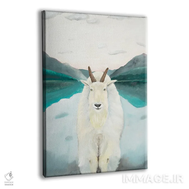 تابلو دکوراتیو بزکوهی پارک یخی اثر امیلی رید - نمای پرسپکتیو محصول