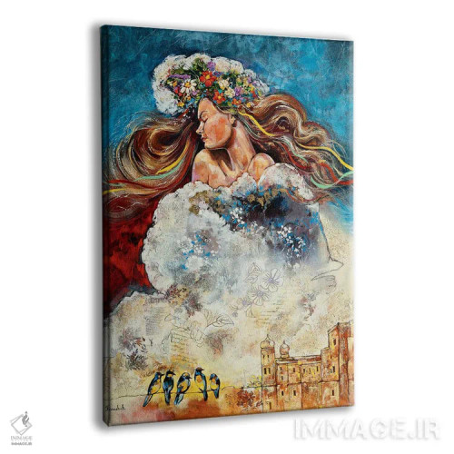 تابلو دکوراتیو بال های باد اثر استر فرانچوک - نمای پرسپکتیو محصول