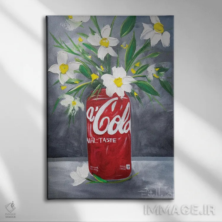 تابلو دکوراتیو هماهنگی کامل اثر استل گرنگس - نمای روبهرو روی دیوار