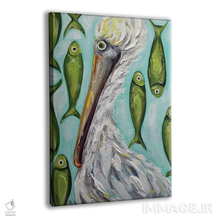 تابلو دکوراتیو تنقلات پلیکان اثر استل گرنگس - نمای پرسپکتیو محصول