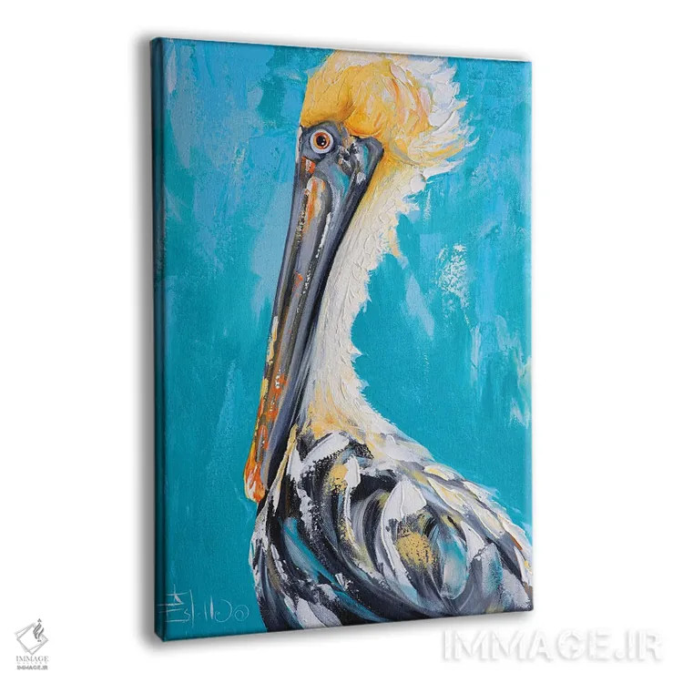 تابلو دکوراتیو پلیکان شیک پوش اثر استل گرنگس - نمای پرسپکتیو محصول