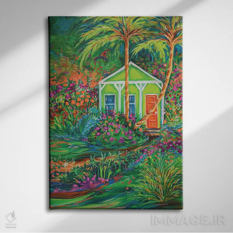 تابلو دکوراتیو مارگاریتاویل اثر استل گرنگس - نمای روبهرو روی دیوار