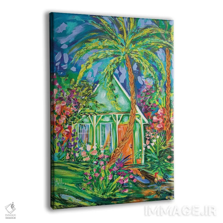 تابلو دکوراتیو خانه ی صدفی اثر استل گرنگس - نمای پرسپکتیو محصول